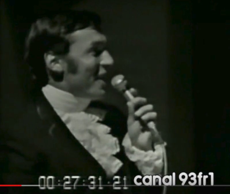 1968 Karel s kotletami a vázankou na festivalu v Riu.