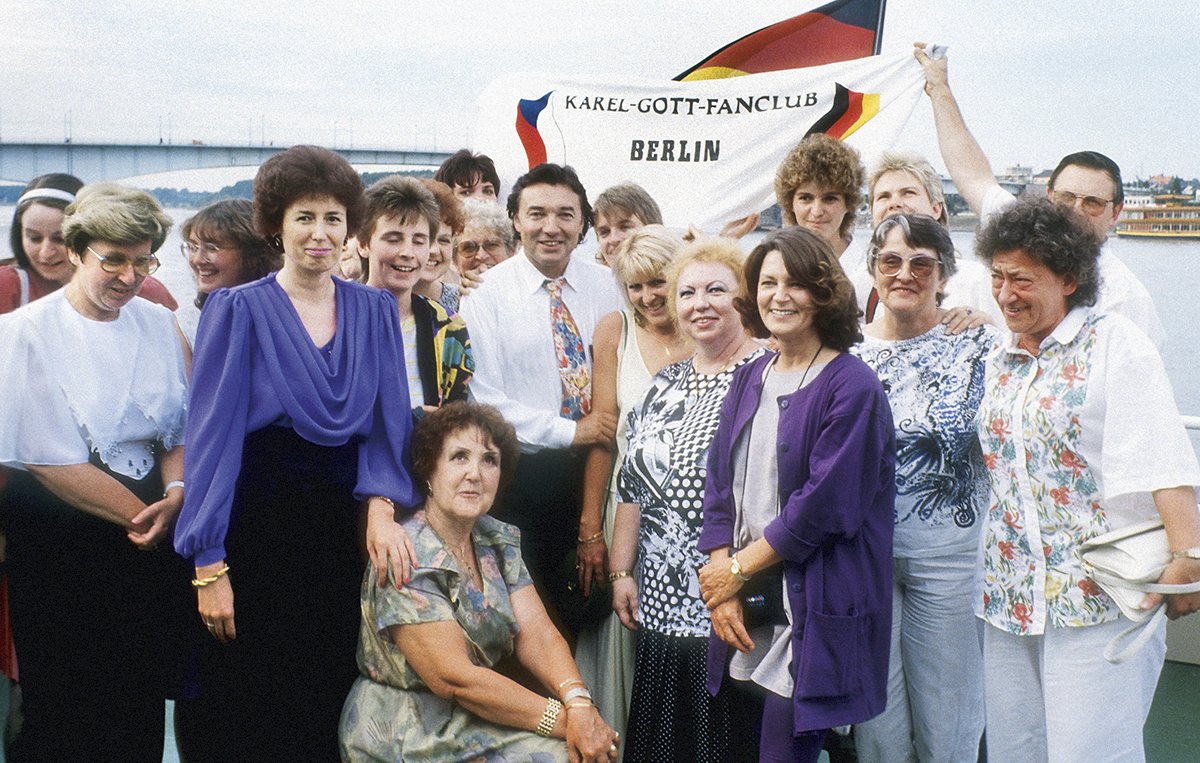 Setkání s německým fan clubem v roce 1992