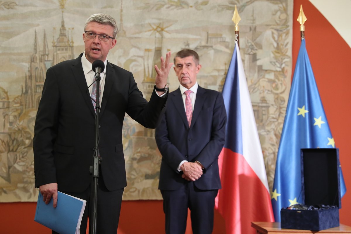 Karel Havlíček s premiérem Andrejem Babišem