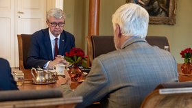 Karel Havlíček (ANO) na návštěvě u prezidenta Pavla (18.5.2026)