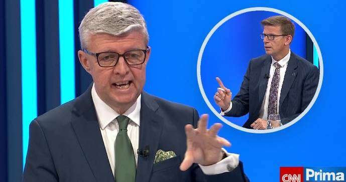 Karel Havlíček (ANO) bránil v Partii šéfa ANO Andreje Babiše (7.12.2025)