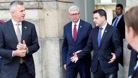 Karel Havlíček (ANO) s Petrem Macinkou (Motoristé) (září 2026)