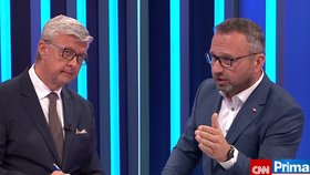 Karel Havlíček (ANO) a Marian Jurečka (KDU-ČSL) v Partii na Primě (20.9.2026)