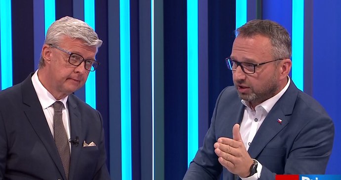 Karel Havlíček (ANO) a Marian Jurečka (KDU-ČSL) v Partii na Primě (20.9.2026)