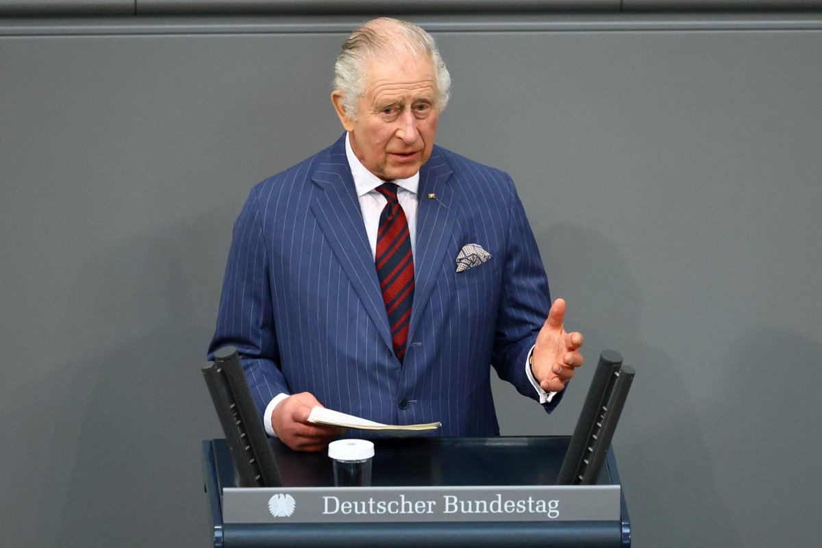 Britský král Karel III. v německém spolkovém sněmu (30.3.2023)