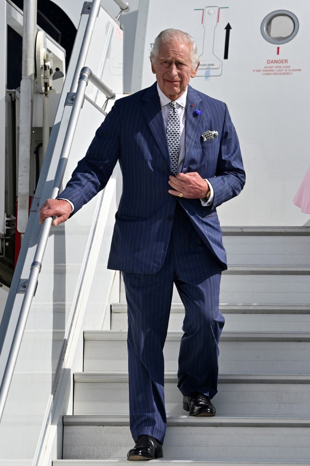 Britský král Karel III. na návštěvě Francie (20.9.2023)