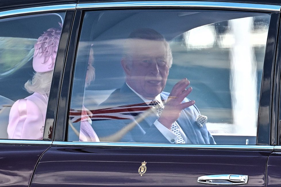 Britský král Karel III. na návštěvě Francie (20.9.2023)