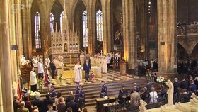 Mše za Karla IV. v katedrále sv. Víta: 700 let od narození Otce vlasti