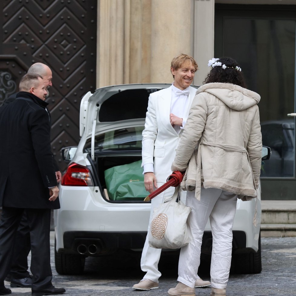 Svatba Karla Janečka a Lilie Khousnoutdinové.