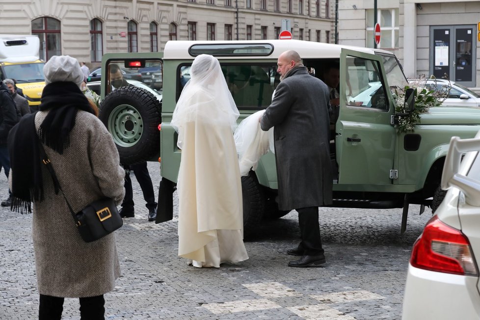 Svatba Karla Janečka a Lilie Khousnoutdinové.