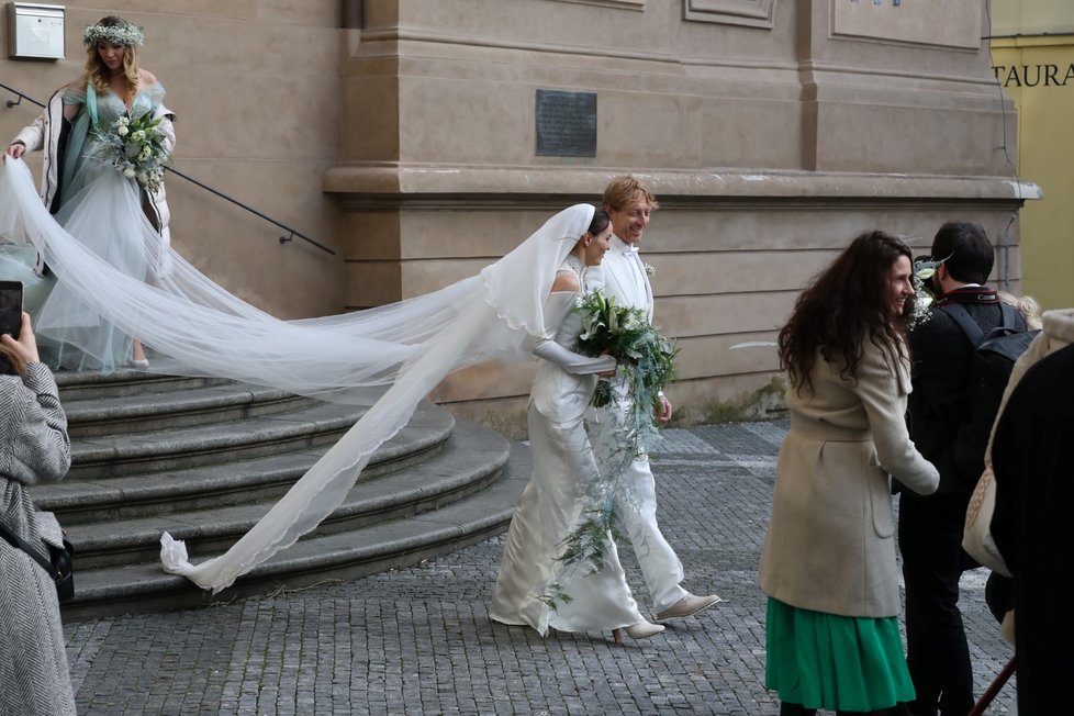 Svatba Karla Janečka a Lilie Khousnoutdinové.