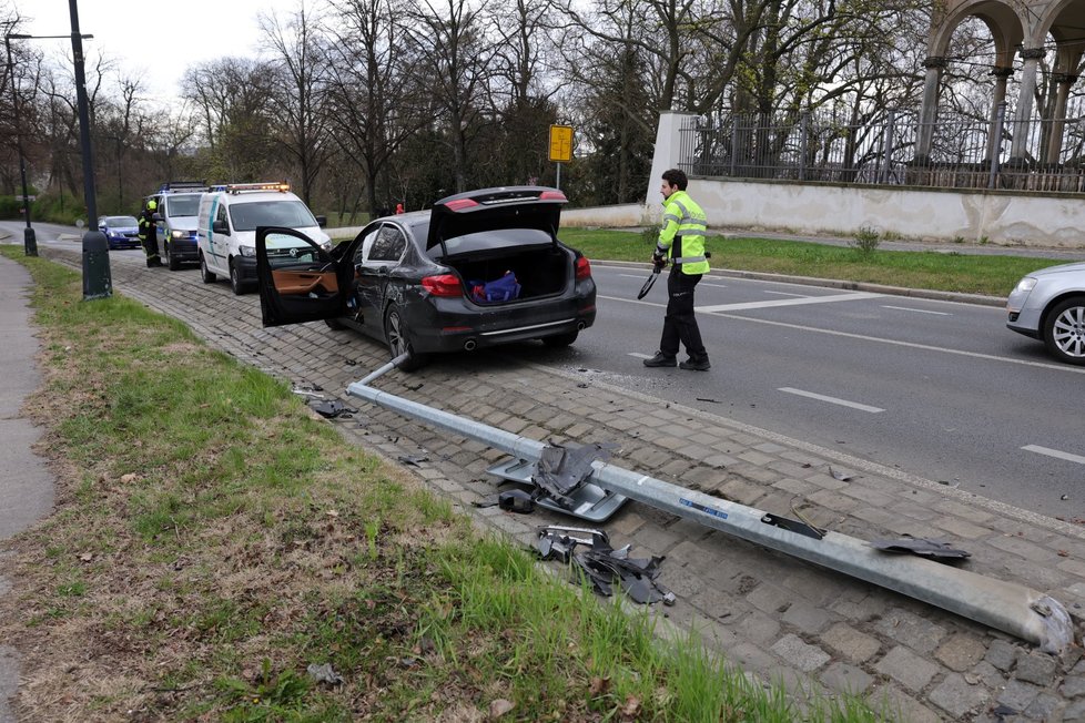 Nehoda Karla Janečka v Praze. (24.3.2024)