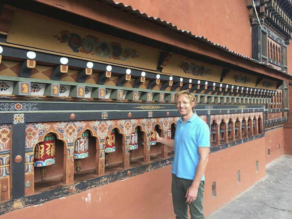 Karel Janeček v Bhútánu.