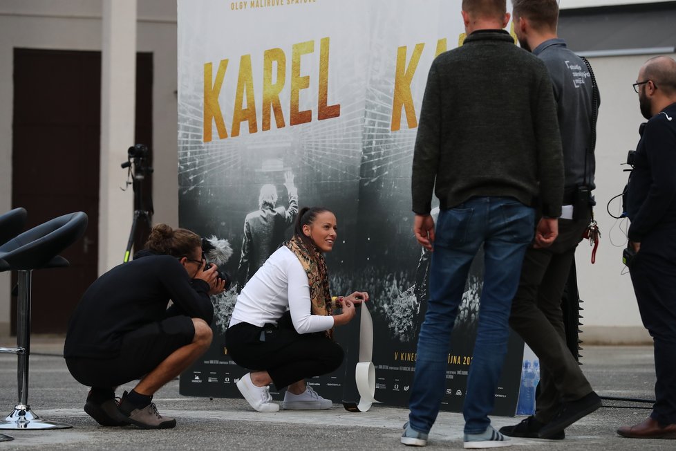 Předpremiéra filmu Karel v Plzni