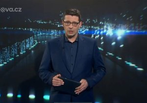 Moderátor Televizních novin na Nově Karel Kopeček