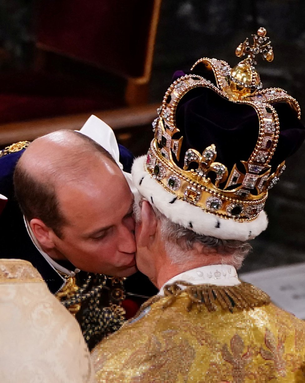 Korunovace krále Karla: Král s princem Williamem