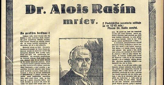 Alois Rašín byl národní hrdina i symbol sociálního útlaku. Před 100 lety podlehl následkům atentátu