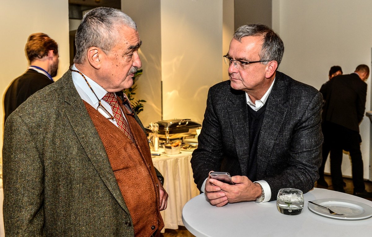Karel Schwarzenberg a Miroslav Kalousek.