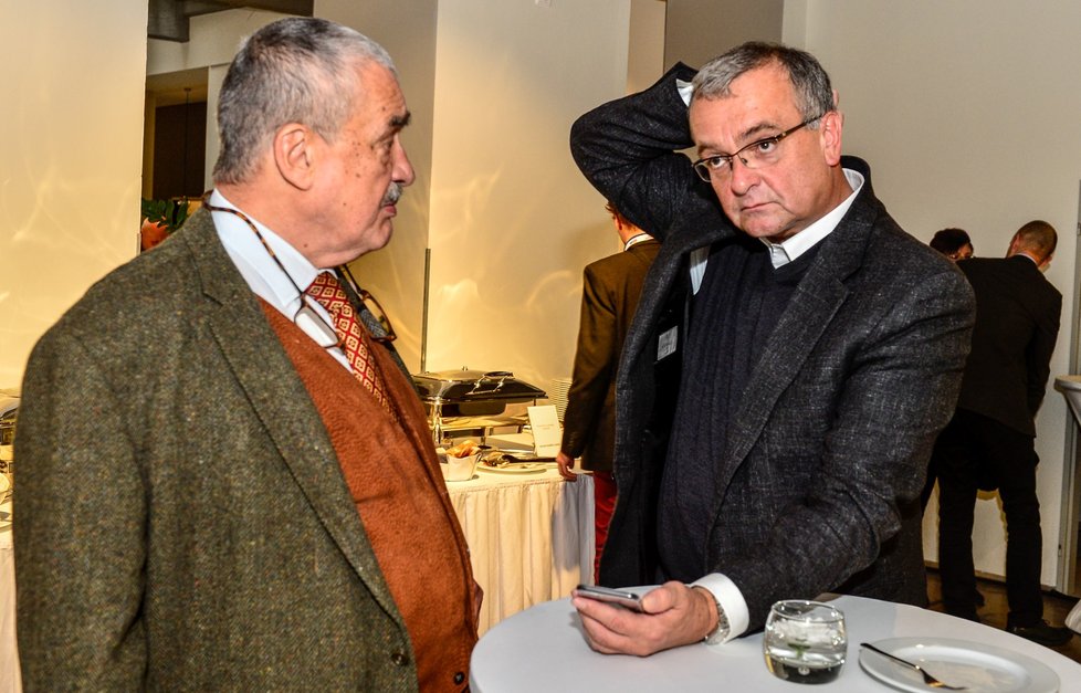 Karel Schwarzenberg a Miroslav Kalousek.