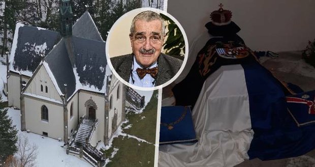 Rodinný pohřeb Schwarzenberga: K věčnému odpočinku ho uložili i s korunou. Vedle bratra a rodičů