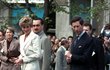 Princ Charles a princezna Diana navštívili v květnu roku 1991 Prahu. Setkali se i s tehdejším kancléřem Karlem Schwarzenbergem. 