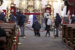 Třetí, poslední den byla rakev s Karlem Schwarzenbergem vystavena v kostele Maltézských rytířů Panny Marie pod řetězem (8.12.2023)