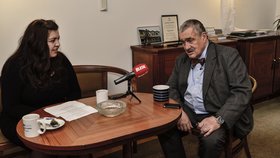 Karel Schwarzenberg při rozhovoru pro Blesk.cz