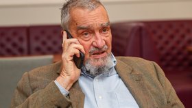 Karel Schwarzenberg při rozhovoru pro Blesk.