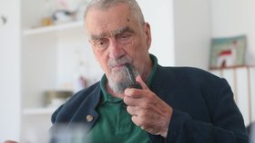 Karel Schwarzenberg při rozhovoru pro Blesk