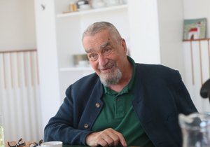 Karel Schwarzenberg při rozhovoru pro Blesk.
