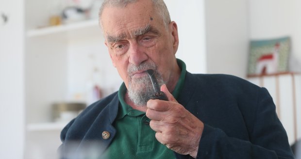 Karel Schwarzenberg při rozhovoru pro Blesk.