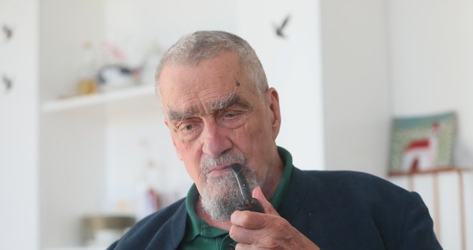Karel Schwarzenberg při rozhovoru pro Blesk