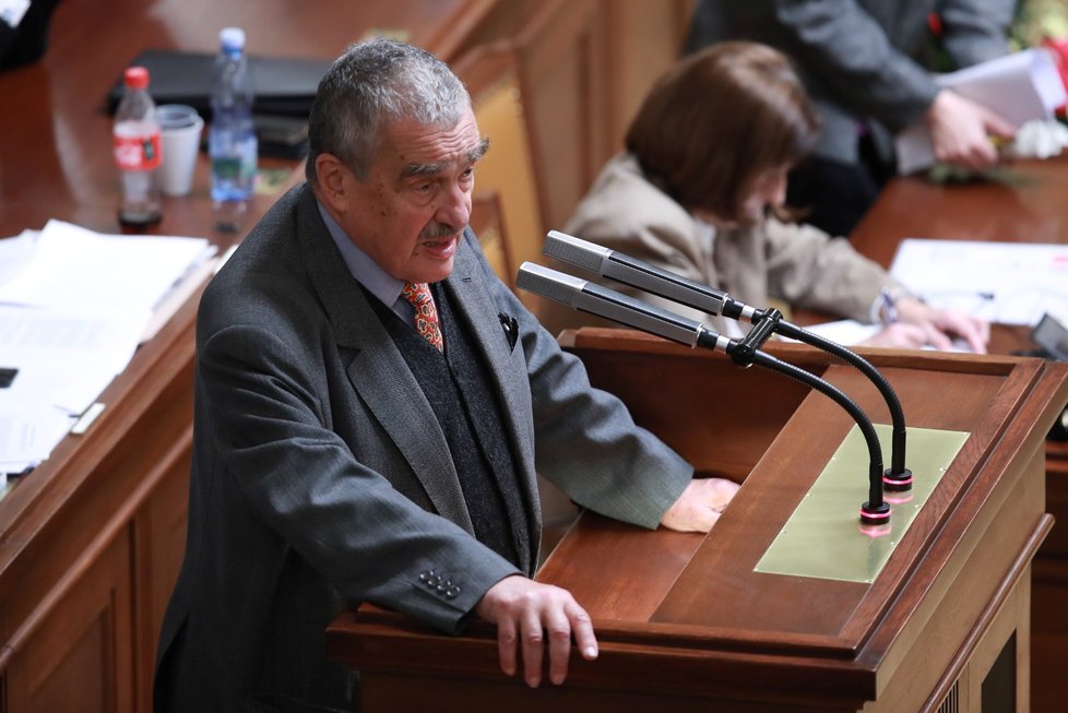 Karel Schwarzenberg v Poslanecké sněmovně