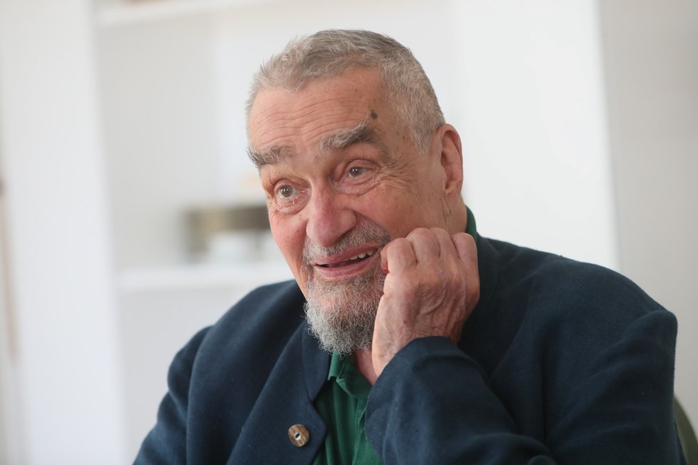 Karel Schwarzenberg při rozhovoru pro Blesk.