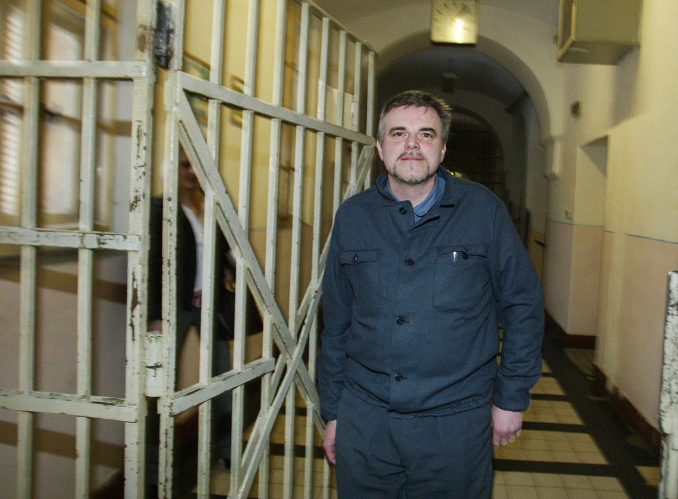 Karel Srba ve věznici na Borech. Seděl 8 let