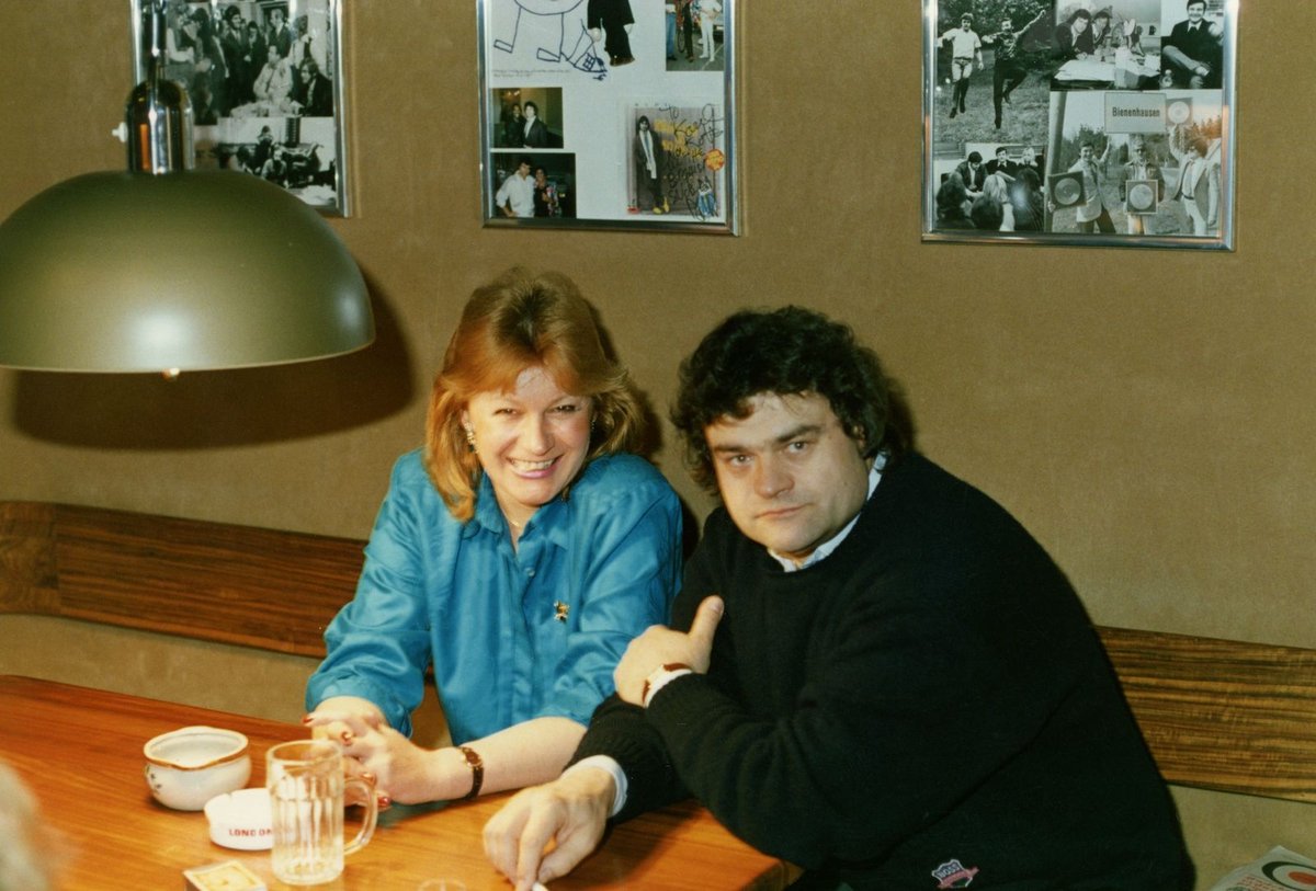 Karel Svoboda se svou první ženou Hankou Bohatovou zvanou Šiška