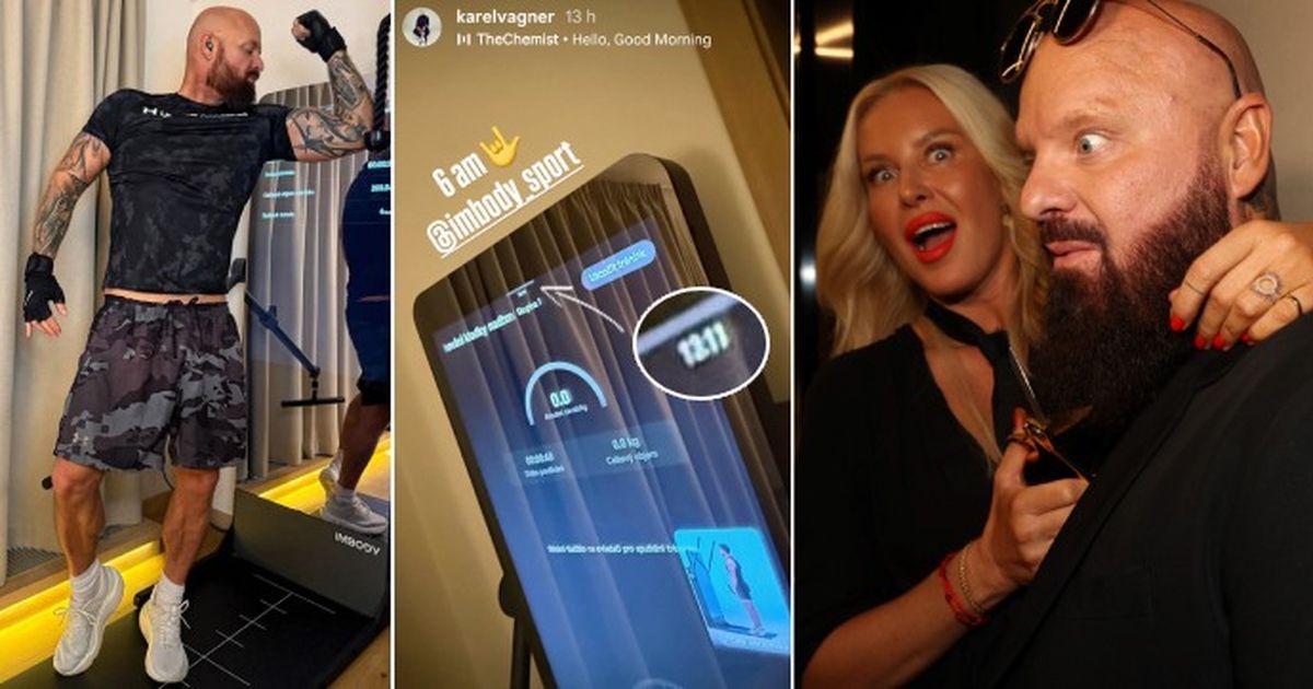 Karel Vágner Jr. y el ejercicio: Avergonzado por una foto