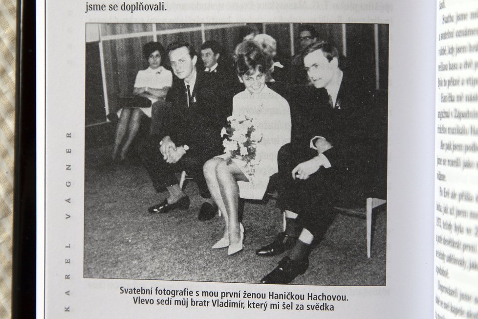 Srpen 1966. Svatba Hany Hachové a Karla Vágnera.