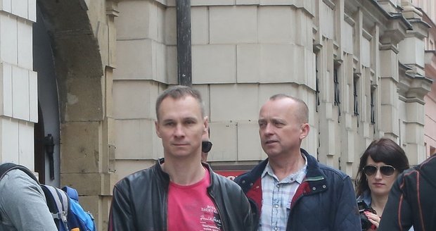Karel Voříšek se svým partnerem Vladimírem Řepkou.