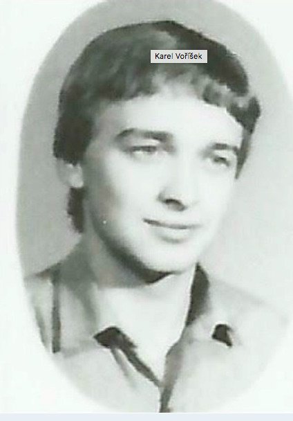 Maturant Karel Voříšek