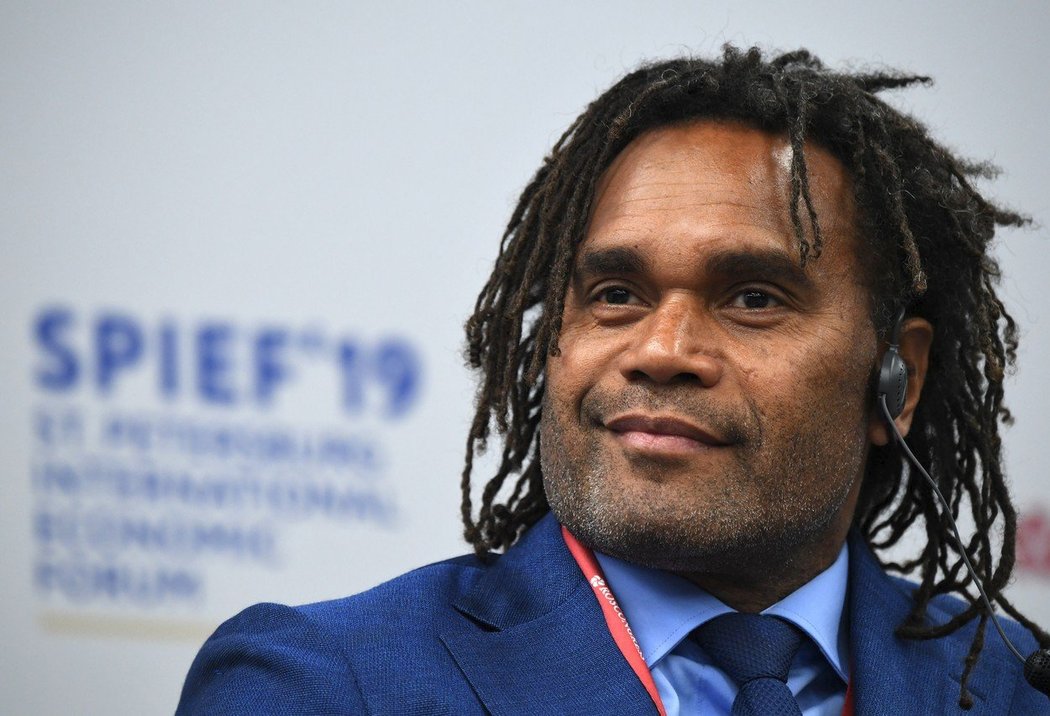 Legendární fotbalista Francie Christian Karembeu