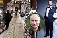 Miliardářská svatba Putinova známého: Dorazil i prezident, dort připomínal chrám