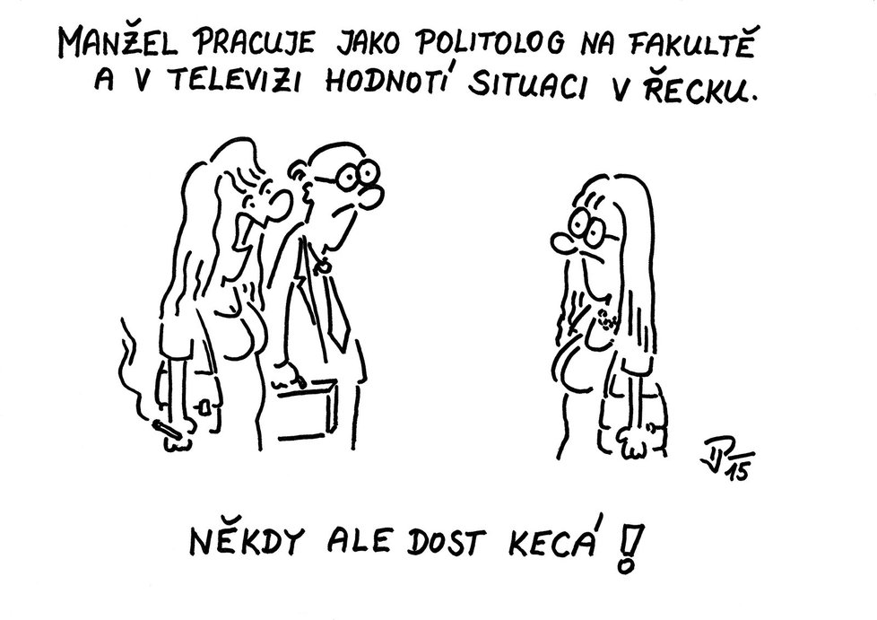 Karikatura roku 2015 v ČR. Jiří Pirkl