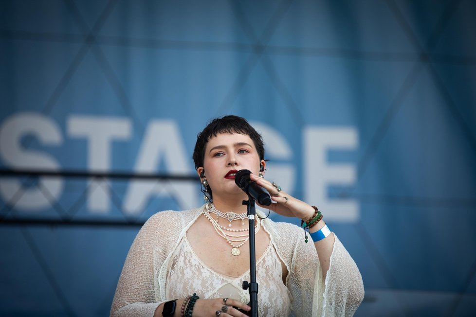 Zpěvačka Karin Ann na festivalu Metronome Prague 2023.