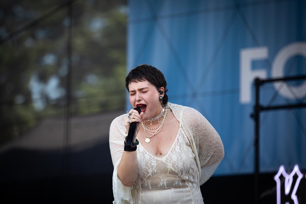 Zpěvačka Karin Ann na festivalu Metronome Prague 2023.