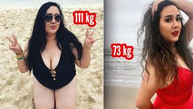 Karina Villarrealová zhubla 38 kilo.