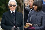 Lagerfeld první dámu USA nešetřil.