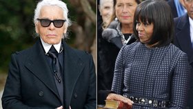 Karl Lagerfeld: Michelle vypadá jako televizní hlasatelka!