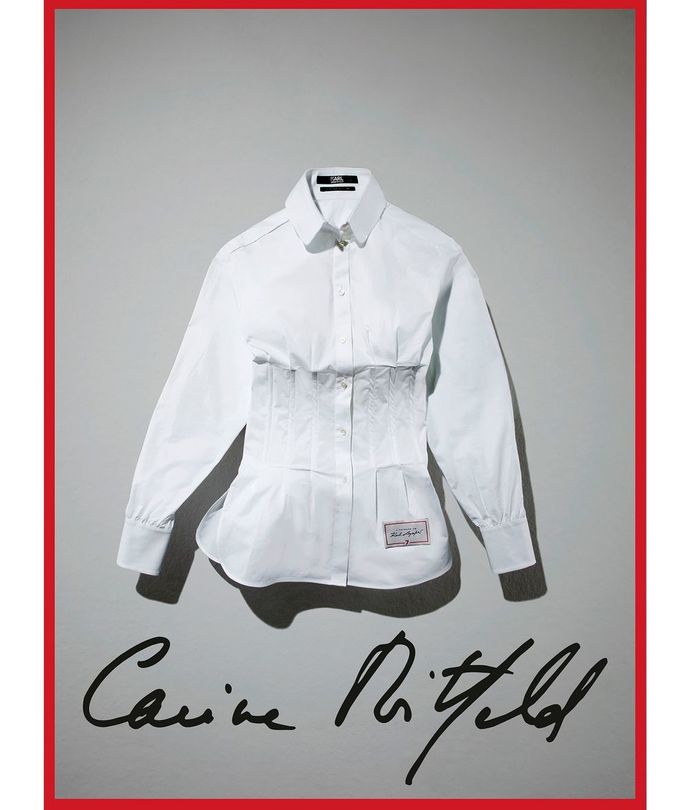 Košile z kolekce Tribute to Karl: Carine Roitfield
