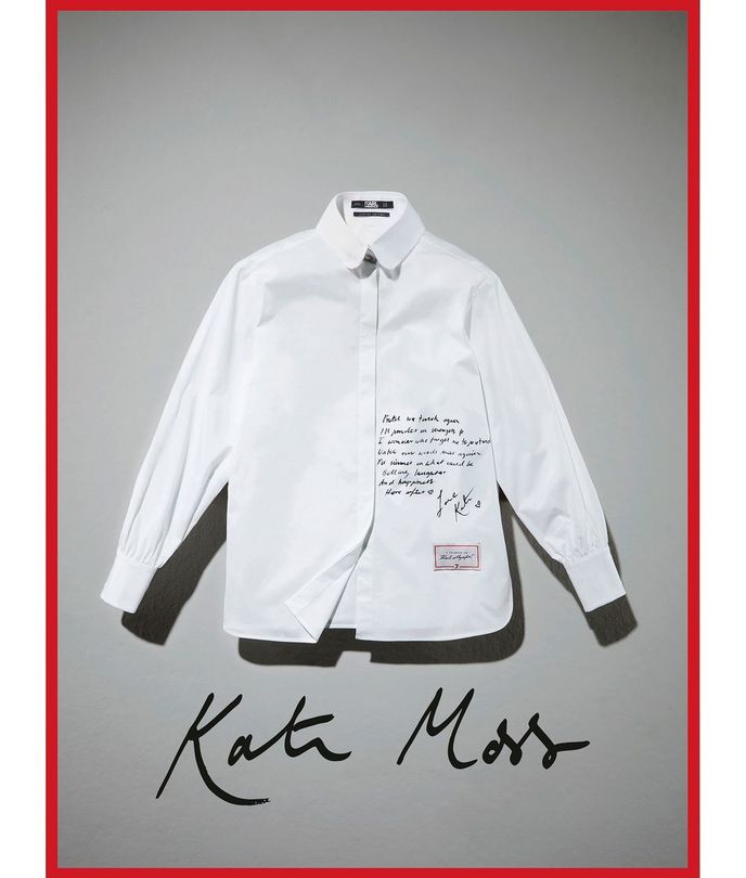 Košile z kolekce Tribute to Karl: Kate Moss